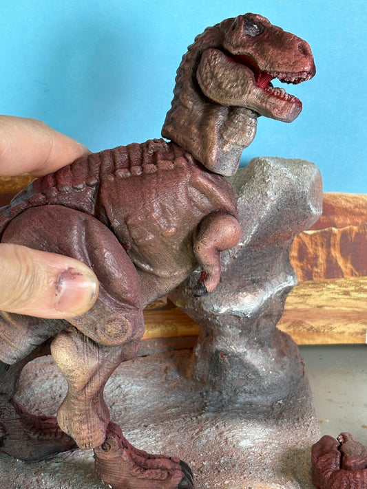 Articulated British Tyrannosaurus Throwback Figure (Larger Version)