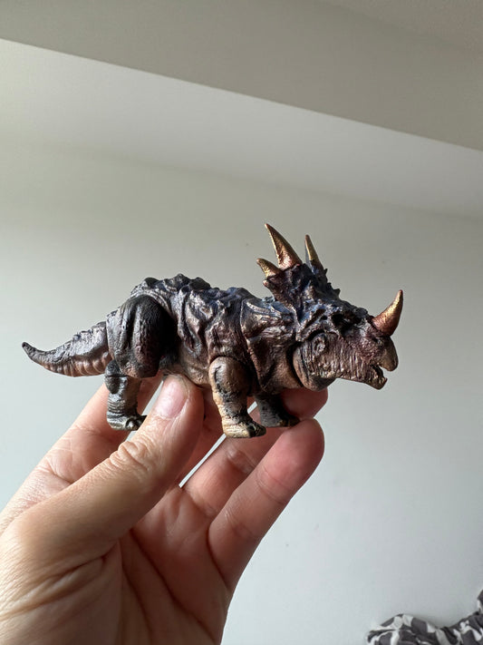 Aulita Heroes Styracosaurus (Pint - Sized Trading Figure Version)
