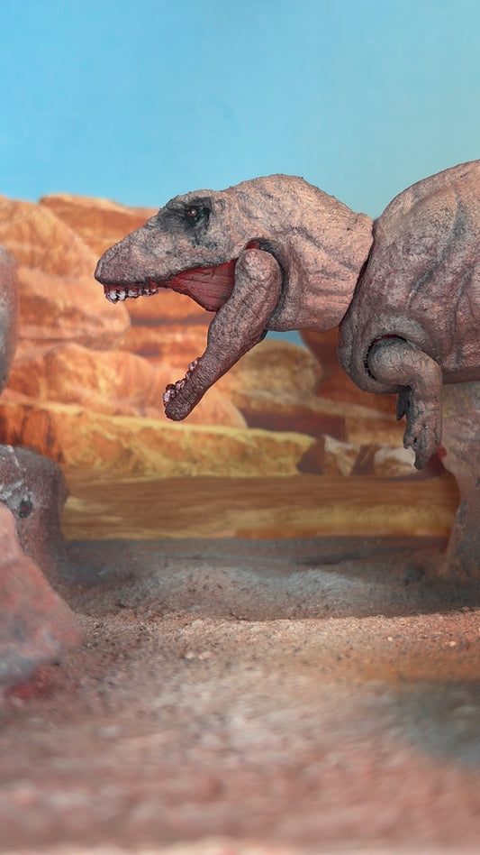 Biblically Accurate Carcharodontosaurus (pint sized trading figure)