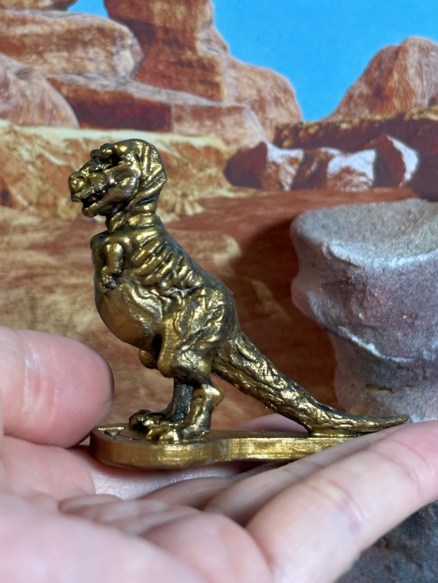 Metallic Token Dinosaurs