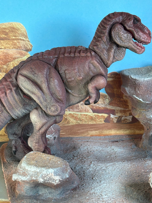 Articulated British Tyrannosaurus Throwback Figure (Larger Version)