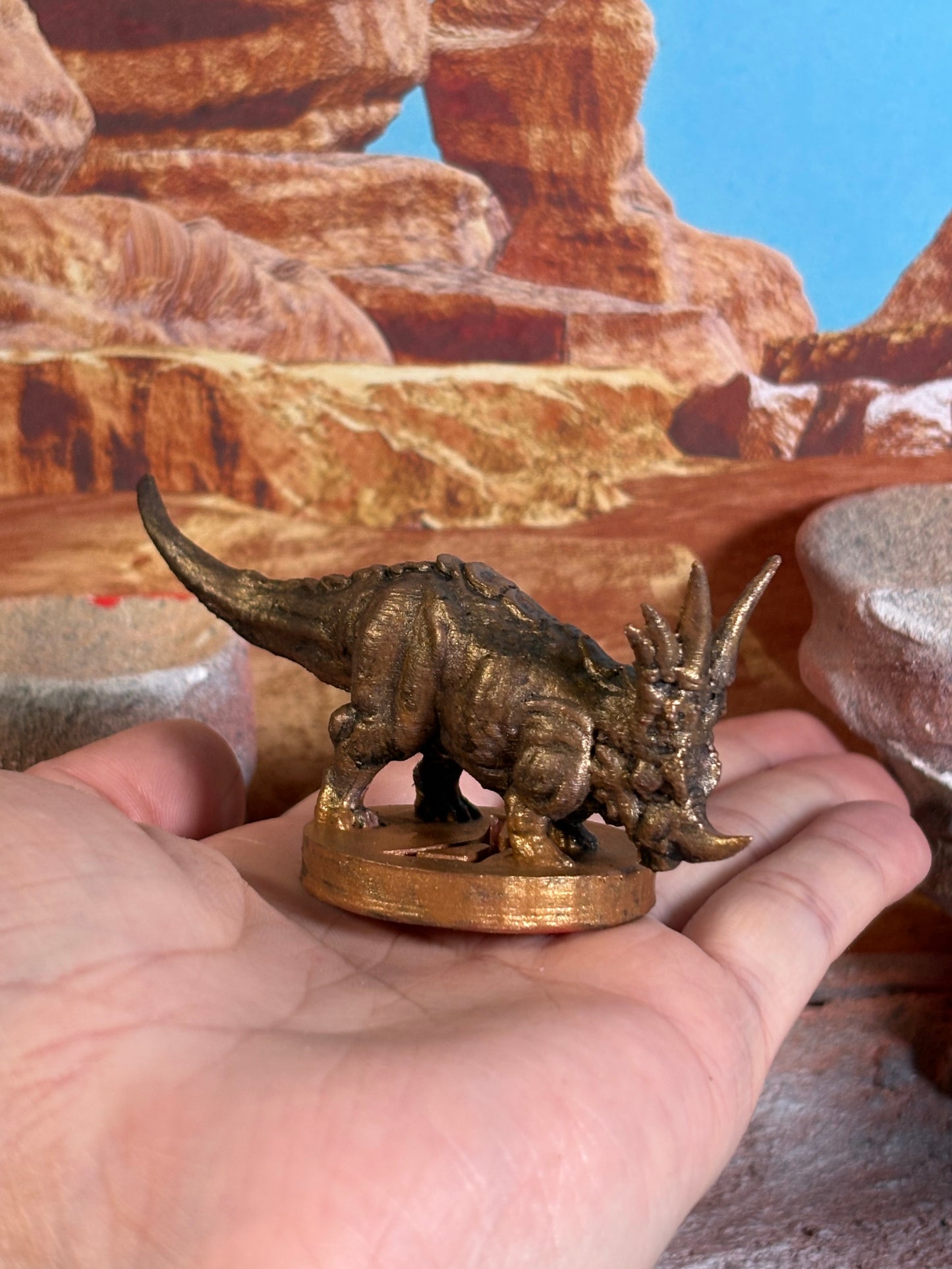 Metallic Token Dinosaurs