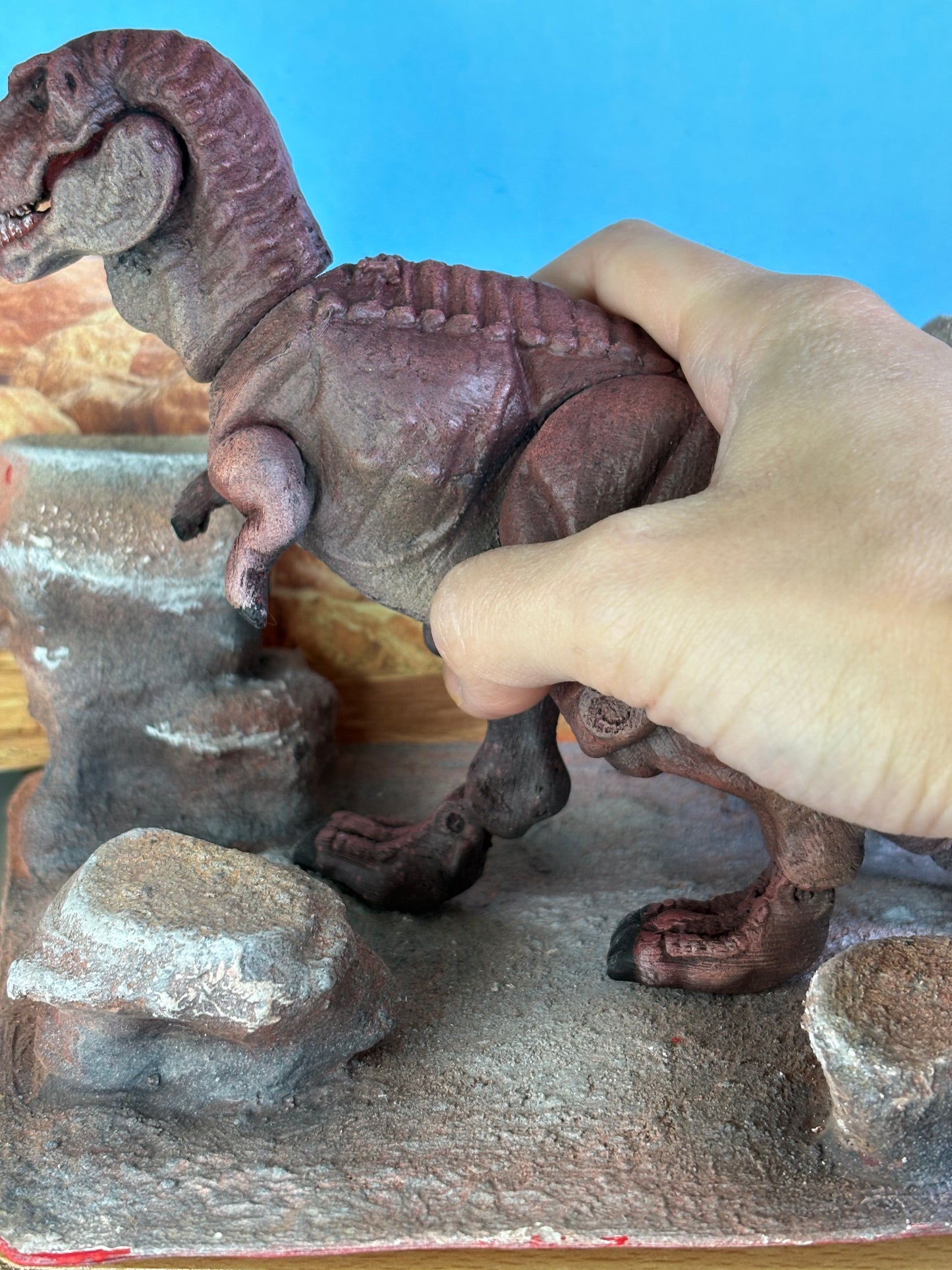 Articulated British Tyrannosaurus Throwback Figure (Larger Version)