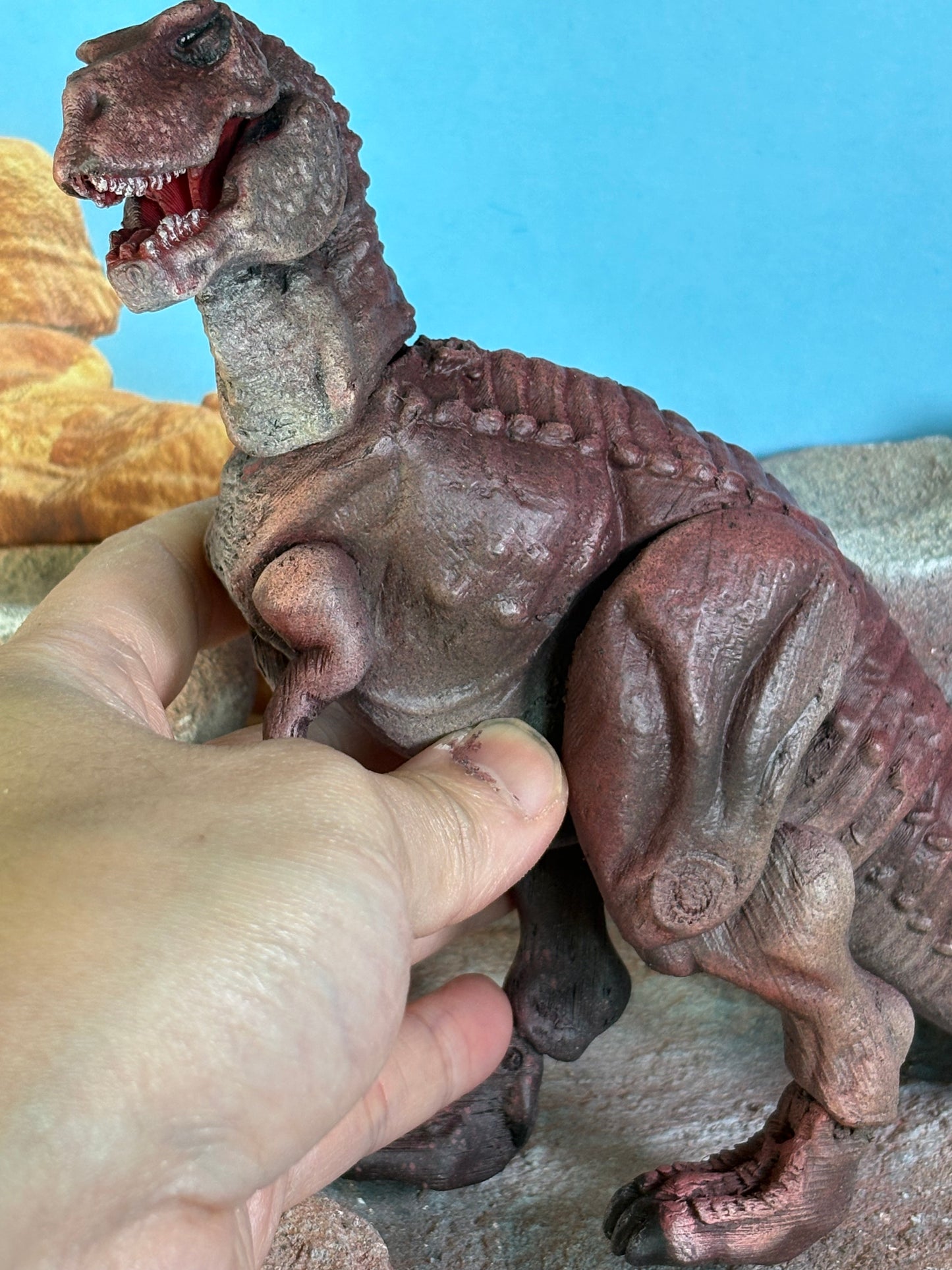 Articulated British Tyrannosaurus Throwback Figure (Larger Version)