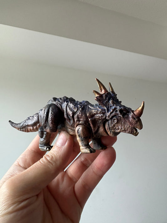 Aulita Heroes Styracosaurus (Pint - Sized Trading Figure Version)